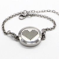 Bracelet d'Aromathérapie Cœur Pixel