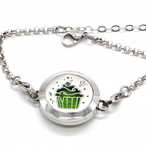 Cup Cake Aromatherapy Bracelet