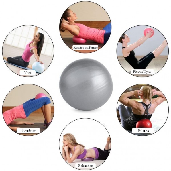 Swiss Ball Ballon de Fitness Gymnastique pour Pilates Yoga