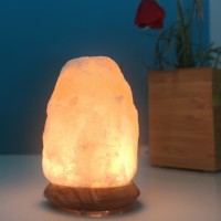 Lampe au sel de Himalaya (4-6 kg) 25cm - avec cordon et interrupteur