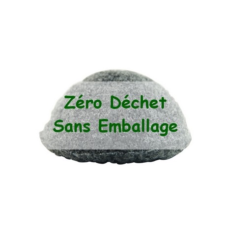 Zéro Déchet Eponge KONJAC au Charbon de Bambou