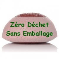 Konjac sponge with Red Clay Zero Waste