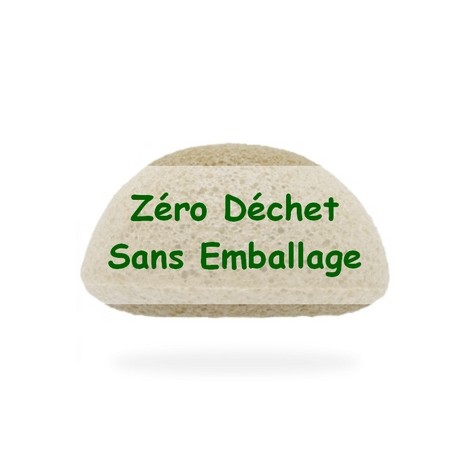 Zéro Déchet Eponge KONJAC au Thé Vert