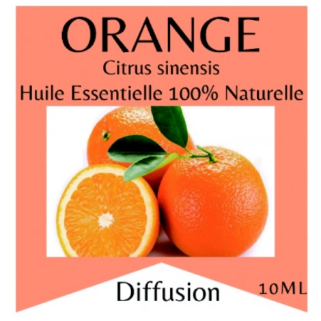 Essential oil 100% Pure and Natural ORANGE - 10 ml