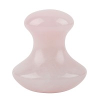 1 Champi GuaSha en Quartz Rose