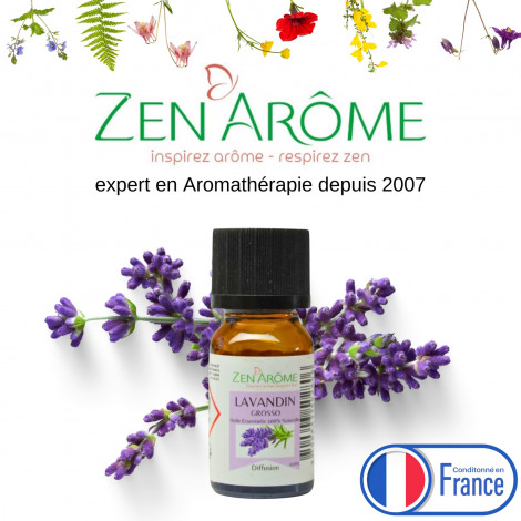Huile Essentielle Lavandin Grosso - 10 ml Huile Essentielle Lavandin Grosso - 10 ml