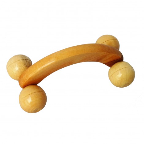 Wooden Wheel Massager