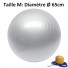 silver Yoga Ball - 65 cm