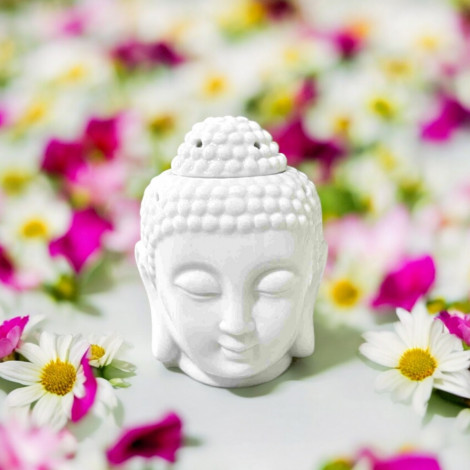 Brûle parfum Série Céramy - Dhyana Blanc 