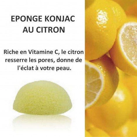 Konjac Sponge with Lemon