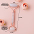 1 Masseur Visage en Quartz Rose + Housse