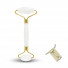 1 Jade Stone Face Massager - White+ Cover