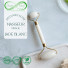 1 Jade Stone Face Massager - White+ Cover