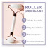 1 Jade Stone Face Massager - White+ Cover