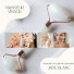1 Jade Stone Face Massager - White+ Cover