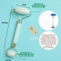 1 Jade Stone Face Massager - White+ Cover