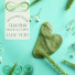 1 GuaSha en Pierre de Jade Vert + Housse