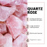 Masseur Visage Electrique Quartz Rose