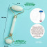 Set 2 Masseurs Visage en Pierre de Jade - Blanc