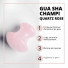1 Champi GuaSha en Quartz Rose