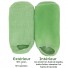 Green Hydrating Spa Socks